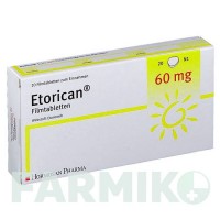 ЕТОРИКАН (ETORICAN) 60 мг таблетки 20 шт - Еторикоксиб HORMOSAN PHARMA