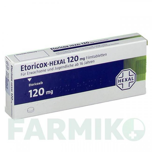 ЭТОРИКОКС (ETORICOX) 120 мг таблетки 7 шт - Эторикоксиб HEXAL