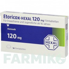 ЕТОРИКОКС (ETORICOX) 120 мг таблетки 14 шт - Еторикоксиб HEXAL
