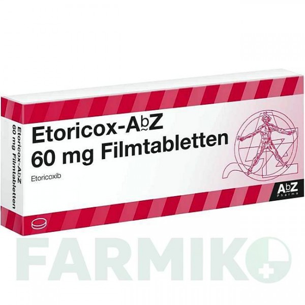 ЕТОРИКОКС (ETORICOX) 60 мг таблетки 100 шт - Еторикоксиб ABZ PHARMA