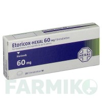 ЕТОРИКОКС (ETORICOX) 60 мг таблетки 20 шт - Еторикоксиб HEXAL