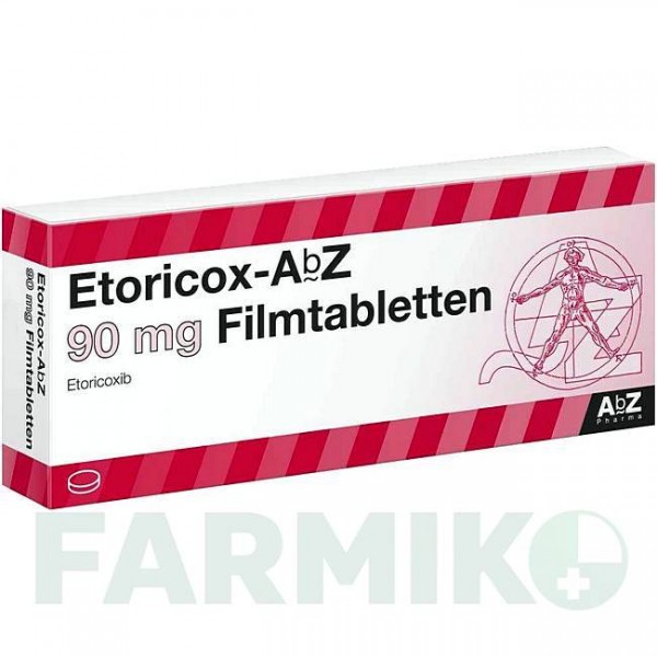 ЕТОРИКОКС (ETORICOX) 90 мг таблетки 50 шт - Еторикоксиб ABZ PHARMA