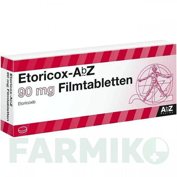 ЕТОРИКОКС (ETORICOX) 90 мг таблетки 100 шт - Еторикоксиб ABZ PHARMA