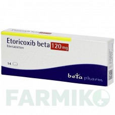 ЭТОРИКОКСИБ (ETORICOXIB) 120 мг таблетки 14 шт - Эторикоксиб BETAPHARM
