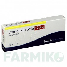 ЭТОРИКОКСИБ (ETORICOXIB) 120 мг таблетки 20 шт - Эторикоксиб BETAPHARM