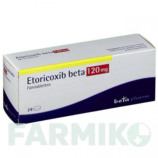 ЭТОРИКОКСИБ (ETORICOXIB) 120 мг таблетки 28 шт - Эторикоксиб BETAPHARM