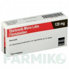 ЭТОРИКОКСИБ (ETORICOXIB) 120 мг таблетки 7 шт - Эторикоксиб MICRO LABS