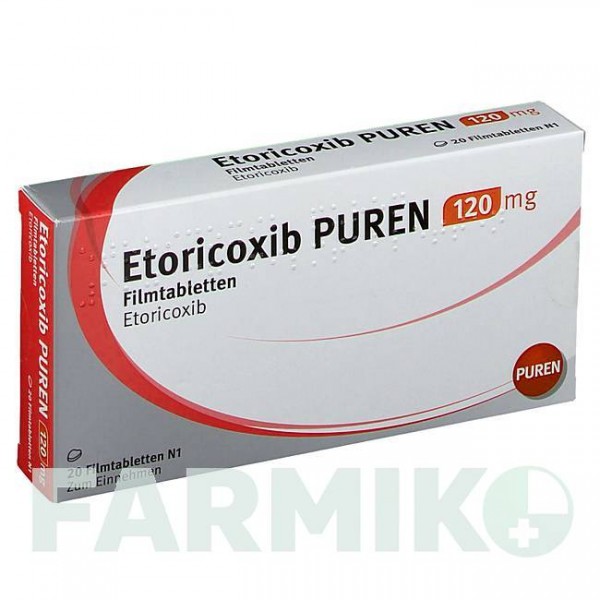 ЭТОРИКОКСИБ (ETORICOXIB) 120 мг таблетки 20 шт - Эторикоксиб PUREN PHARMA