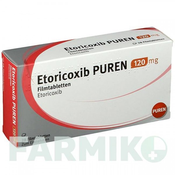 ЭТОРИКОКСИБ (ETORICOXIB) 120 мг таблетки 28 шт - Эторикоксиб PUREN PHARMA