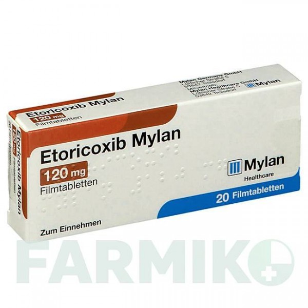 ЕТОРИКОКСИБ (ETORICOXIB) 120 мг таблетки 20 шт - Еторикоксиб VIATRIS
