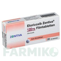 ЕТОРИКОКСИБ (ETORICOXIB) 120 мг таблетки 20 шт - Еторикоксиб ZENTIVA