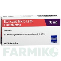 ЕТОРИКОКСИБ (ETORICOXIB) 30 мг таблетки 28 шт - Еторикоксиб MICRO LABS