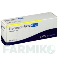 ЕТОРИКОКСИБ (ETORICOXIB) 60 мг таблетки 50 шт - Еторикоксиб BETAPHARM