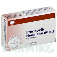 ЕТОРИКОКСИБ (ETORICOXIB) 60 мг таблетки 7 шт - Еторикоксиб HEUMANN PHARMA