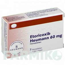 ЕТОРИКОКСИБ (ETORICOXIB) 60 мг таблетки 7 шт - Еторикоксиб HEUMANN PHARMA