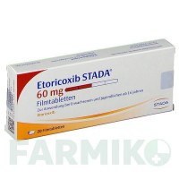 ЕТОРИКОКСИБ (ETORICOXIB) 60 мг таблетки 20 шт - Еторикоксиб STADAPHARM