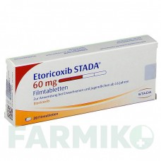 ЭТОРИКОКСИБ (ETORICOXIB) 60 мг таблетки 20 шт - Эторикоксиб STADAPHARM