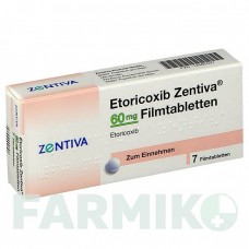 ЭТОРИКОКСИБ (ETORICOXIB) 60 мг таблетки 7 шт - Эторикоксиб ZENTIVA
