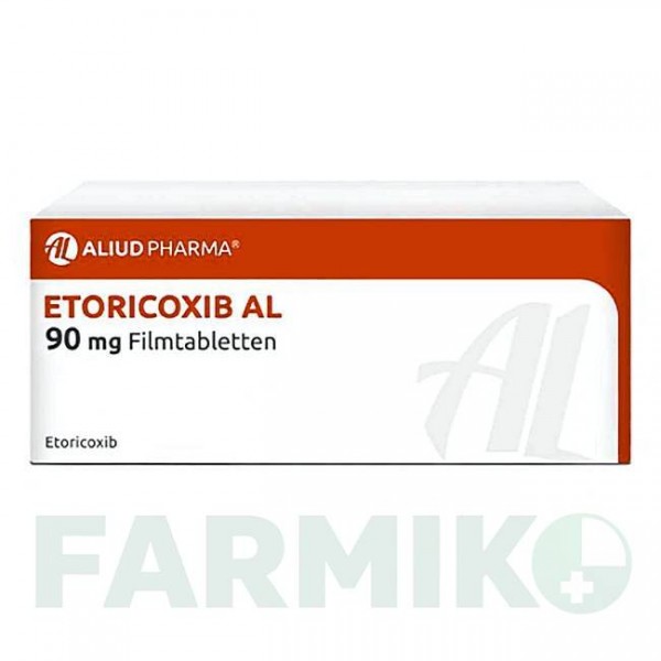 ЭТОРИКОКСИБ (ETORICOXIB) 90 мг таблетки 20 шт - Эторикоксиб ALIUD PHARMA