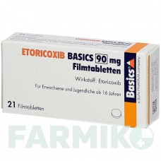 ЭТОРИКОКСИБ (ETORICOXIB) 90 мг таблетки 21 шт - Эторикоксиб BASICS