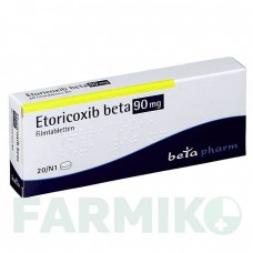 ЭТОРИКОКСИБ (ETORICOXIB) 90 мг таблетки 20 шт - Эторикоксиб BETAPHARM