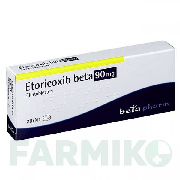 ЭТОРИКОКСИБ (ETORICOXIB) 90 мг таблетки 20 шт - Эторикоксиб BETAPHARM