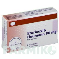 ЕТОРИКОКСИБ (ETORICOXIB) 90 мг таблетки 7 шт - Еторикоксиб HEUMANN PHARMA