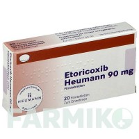 ЭТОРИКОКСИБ (ETORICOXIB) 90 мг таблетки 20 шт - Эторикоксиб HEUMANN PHARMA