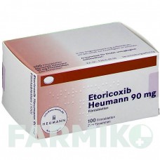 ЭТОРИКОКСИБ (ETORICOXIB) 90 мг таблетки 100 шт - Эторикоксиб HEUMANN PHARMA