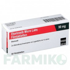 ЭТОРИКОКСИБ (ETORICOXIB) 90 мг таблетки 50 шт - Эторикоксиб MICRO LABS