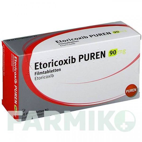ЭТОРИКОКСИБ (ETORICOXIB) 90 мг таблетки 50 шт - Эторикоксиб PUREN PHARMA