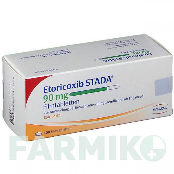 ЭТОРИКОКСИБ (ETORICOXIB) 90 мг таблетки 100 шт - Эторикоксиб STADAPHARM
