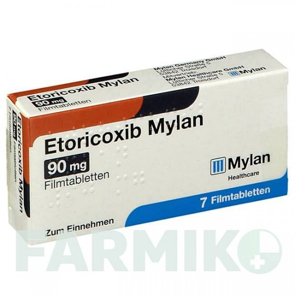 ЭТОРИКОКСИБ (ETORICOXIB) 90 мг таблетки 7 шт - Эторикоксиб VIATRIS