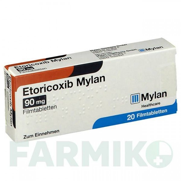 ЭТОРИКОКСИБ (ETORICOXIB) 90 мг таблетки 20 шт - Эторикоксиб VIATRIS