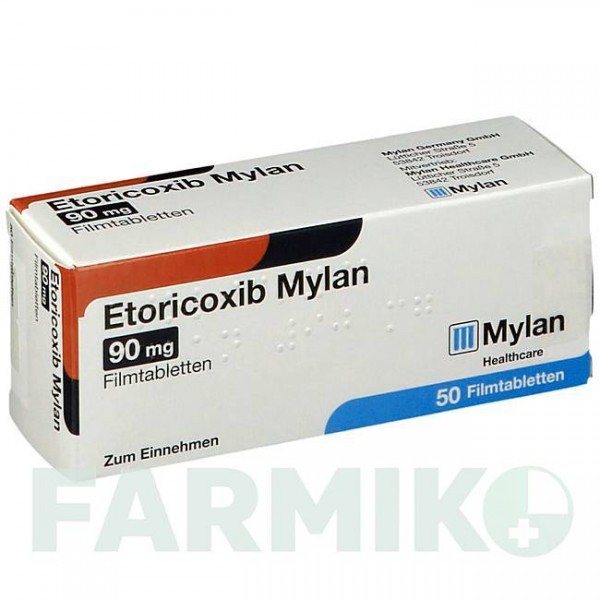 ЭТОРИКОКСИБ (ETORICOXIB) 90 мг таблетки 50 шт - Эторикоксиб VIATRIS