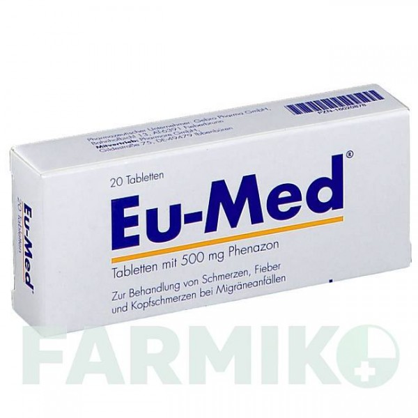 ЭУ МЕД (EU MED) таблетки 20 шт - Феназон PHARMORE