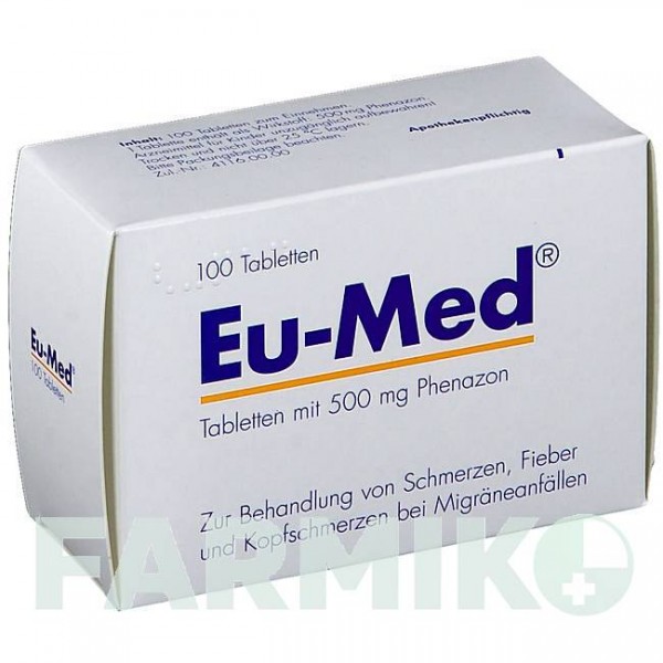 ЭУ МЕД (EU MED) таблетки 100 шт - Феназон PHARMORE