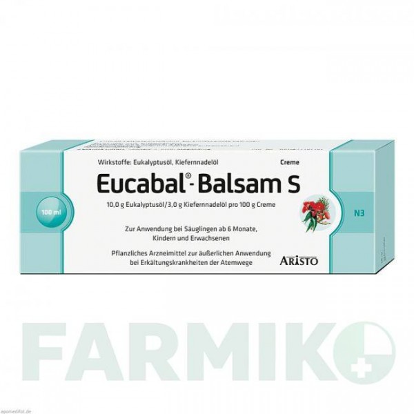 ЭВКАБАЛ (EUCABAL) крем 100 мл - Активные вещества ARISTO PHARMA