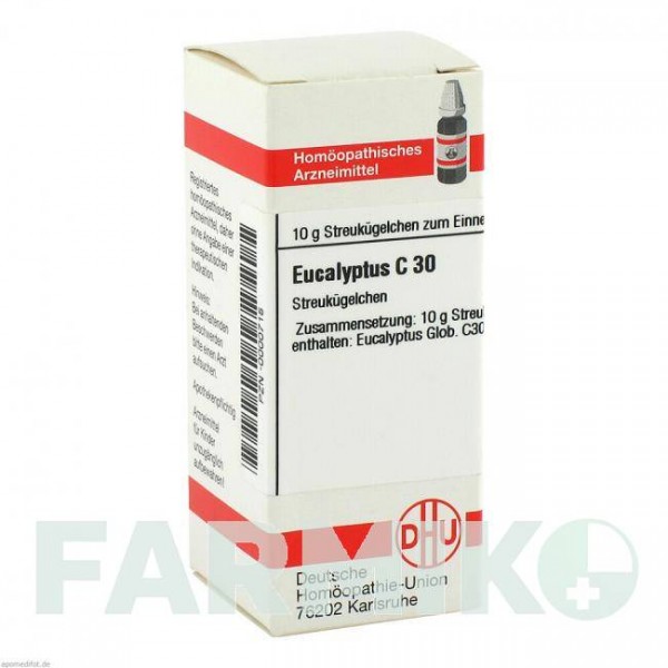 ЭВКАЛИПТУС (EUCALYPTUS) C 30 глобули 10 г - Гомеопатия DHU