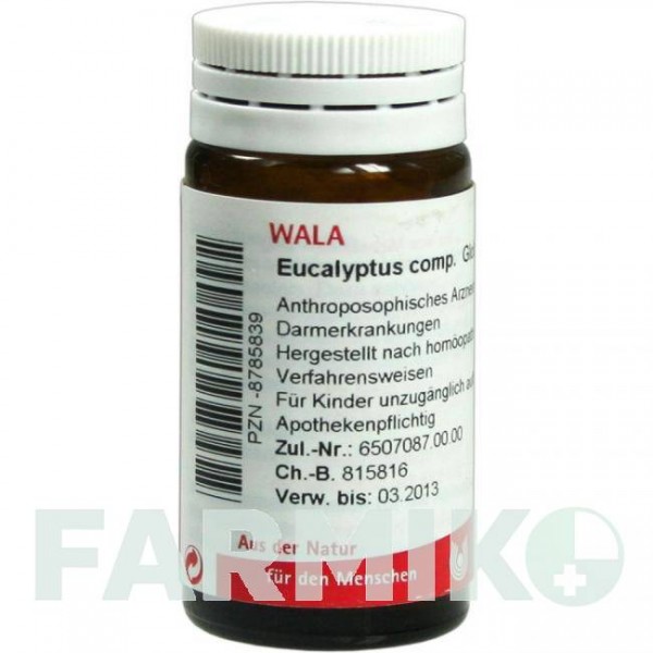 ЭВКАЛИПТУС КОМП (EUCALYPTUS COMP) глобули 20 г - Гомеопатия WALA HEILMITTEL