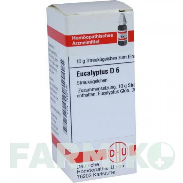 ЭВКАЛИПТУС (EUCALYPTUS) D 6 глобули 10 г - Гомеопатия DHU
