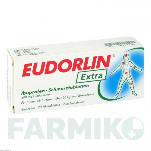 ЭУДОРЛИН (EUDORLIN) таблетки 20 шт - Ибупрофен BERLIN-CHEMIE
