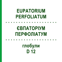 ЄВПАТОРІУМ ПЕРФОЛІАТУМ (EUPATORIUM PERFOLIATUM) D 12 глобули 10 г - Гомеопатія SPAGYRA