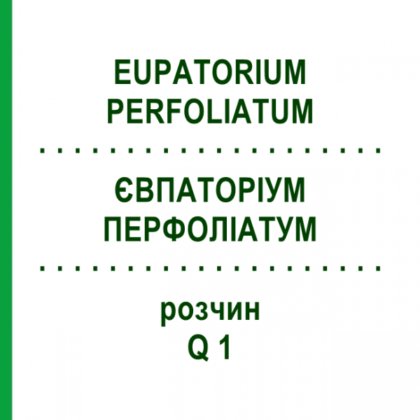 ЕВПАТОРИУМ ПЕРФОЛИАТУМ (EUPATORIUM PERFOLIATUM) Q 1 раствор 15 мл - Гомеопатия GUDJONS