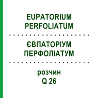 ЄВПАТОРІУМ ПЕРФОЛІАТУМ (EUPATORIUM PERFOLIATUM) Q 26 розчин 15 мл - Гомеопатія GUDJONS