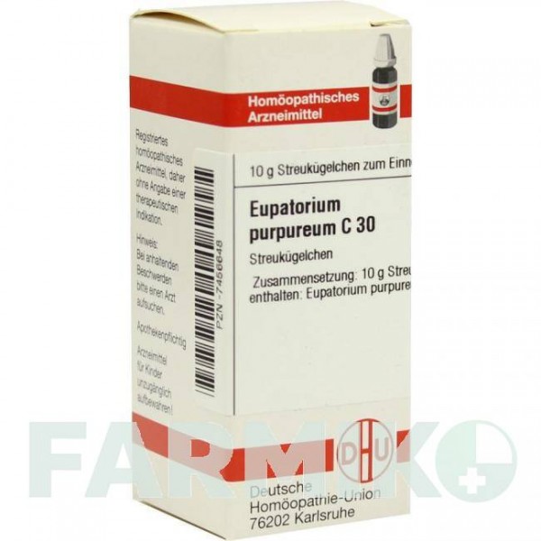 ЕВПАТОРИУМ ПУРПУРЕУМ (EUPATORIUM PURPUREUM) C 30 глобули 10 г - Гомеопатия DHU