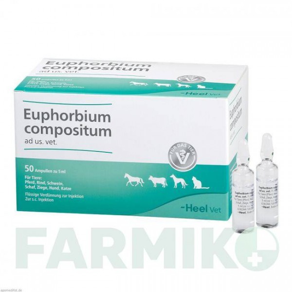ЕУФОРБІУМ КОМПОЗИТУМ (EUPHORBIUM COMPOSITUM) ампули 50x5 мл - Гомеопатія BIOLOGISCHE HEILMITTEL HEEL