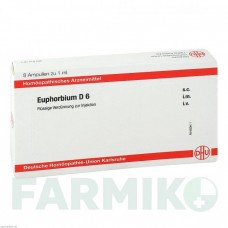 ЭУФОРБИУМ (EUPHORBIUM) D 6 ампулы 8x1 мл - Гомеопатия DHU