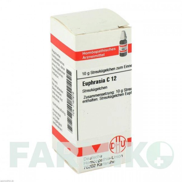 ЭУФРАЗИЯ (EUPHRASIA) C 12 глобули 10 г - Гомеопатия DHU