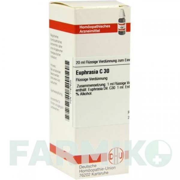 ЭУФРАЗИЯ (EUPHRASIA) C 30 раствор 20 мл - Гомеопатия DHU
